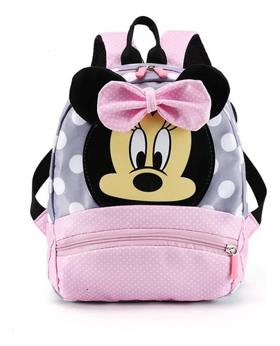 Mochila Niña, Diseño Minnie Mouse, Mochila Preescolar