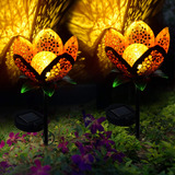 Luces Solares De Jardín Grandes, Decorativas Para Exteriores