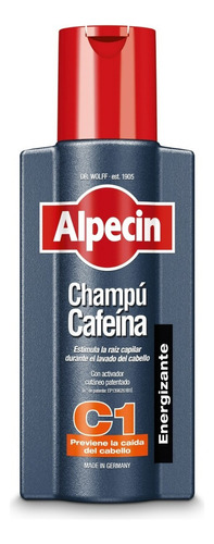 Shampoo Alpecin Cafeína C1 Anticaída 250ml