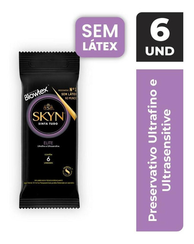 Preservativo Skyn Elite C/ 6 Unidades                  