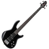 Bajo Cort Action Bass Plus 4 Cuerdas Activo Negro