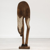 Adorno Deco Brown Horse Caballo Madera  Escultura