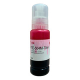 Botella De Tinta Compatible Epson 504m Magenta L4150 L4160 