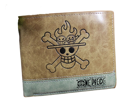 Billetera De Cuero One Piece Estilo Masculino  2025 X