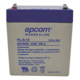 Bateria Pila Recargable 12v 5ah Agm/vrla Epcom Pl512 Epcom