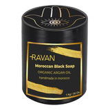 Jabon Negro Marroqui Ravan Con Aceite De Argan - Jabon Tradi