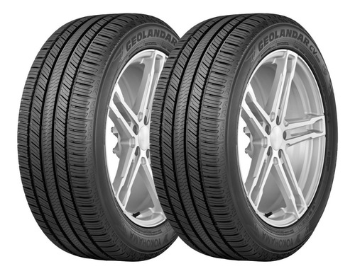 Dupla Llantas 225/55r19 Yokohama Geolandar Cv G058 99v Msi