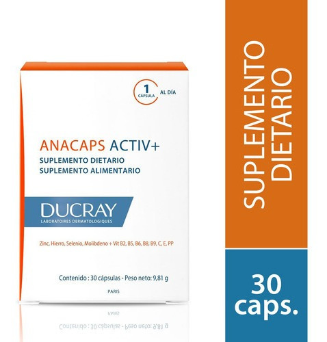 Ducray Anacaps Tratamiento Caída De Cabello X 30 Cápsulas