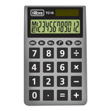 Calculadora De Bolso 12 Dígitos Tc18 Cinza