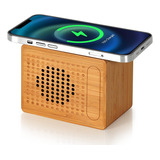 Jyatutu Altavoz Bluetooth Con Cargador Inalámbrico, Carga In 110v