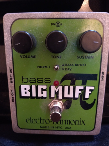 Pedal De Efecto Big Muff Electro Harmonix Fuzz