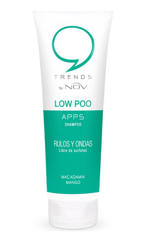 Shampoo Nov Trends App Rulos Y Ondas 250 Ml Sin Sulfato