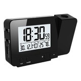 Despertador Digital Reloj Alarma Proyector Luz Dia Temp Hum