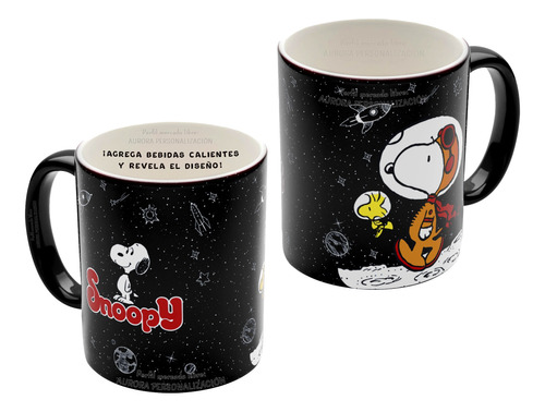 Mug Mágico Snoopy Peanuts Caricatura  Taza Termica 001