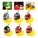 6 Pcs Patito Pato Casco Hélice Decoración De Coche Bici Moto