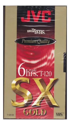 Fita Vhs 6 Horas Jvc Premium Quality T-120