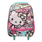 Mochila Con Ruedas Hello Kitty Friends Call Me 162139 Primaria Ruz 