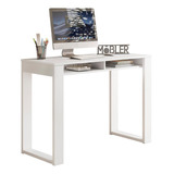 Escrivaninha Office Mega - Mobler Cor Branco Fosco