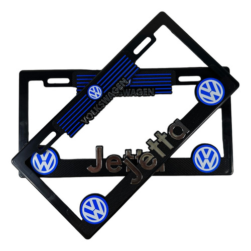 Par De Portaplacas Generico Volkswagen Jetta A2 A3 A4 A6 A7 