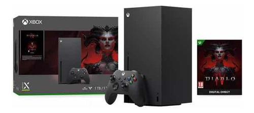 Xbox Series X 1 Tb + Jogo Diablo Iv - Preto