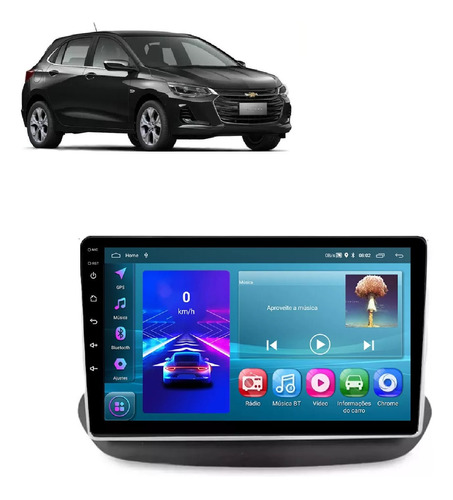  Multimídia Android Chevrolet Onix Plus 2020-2022 4+64gb 10p