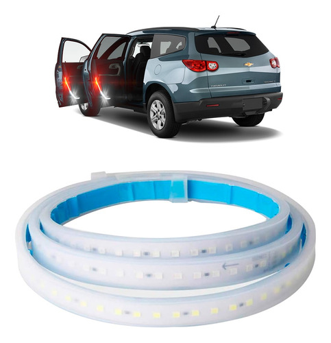 Tira Led De Advertencia De Puerta De Coche Flexible X2