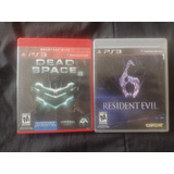 Combo Juegos De Ps3 Resident Evil 6 Y Dead Space 2 Físicos 