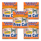 Kit 5 Coleira Natural Antipulga Free Cat 36cm Gatos Pet