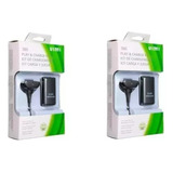 2x Kit Carga Y Juega Xbox 360 4800mah Cable Batería + Regalo