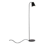 Lampara De Diseño Pie Deco Living Luz Led E27 Cabezal Movil Estructura Negro/cromo