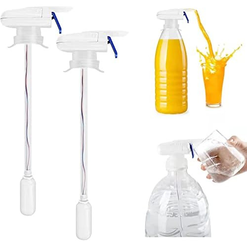 2 Pack Magic Electric Automatic Fridge Tap Drink Straw ...