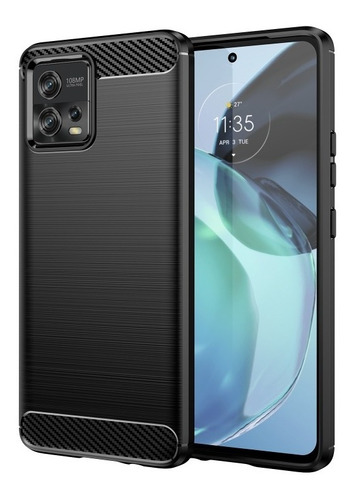 Funda Fibra De Carbono Compatible Con Motorola Moto G72