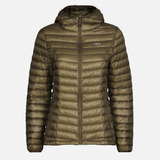 Chaquetas Mujer Peak Down Hoody Jacket Oliva Oscuro Lippi