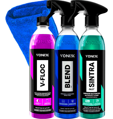 Carnaúba Blend Cera Spray V-floc Shampoo Sintra Fast Vonixx