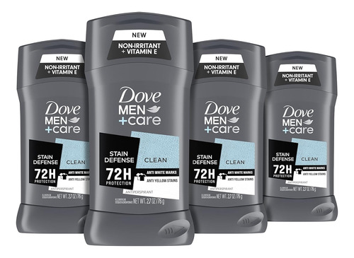Desodorante Antitranspirante Dove Men Care 4 Pack