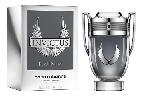 Loción Invictus Platinum De Paco Rabanne 100 Ml Edp