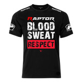 Remera Raptor Mma Blood Sweat Respect Gym 100% Algodón