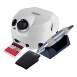 Micromotor D&z Nail Drill 30.000rpm Bivolt Porquinho Rosa Cor Branco 110v/220v (bivolt)