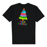 Camiseta De Navideña- Playera Árbol De Navidad Feliz Navidad