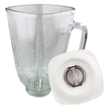 Vaso De Vidrio Para Licuadora T-fal Infiny Force Tapa Blanca