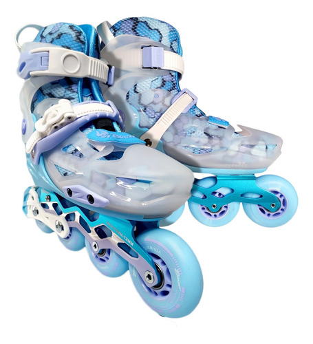 Patines Freeskate Infantil Ajustable Slalom De Uso Rudo