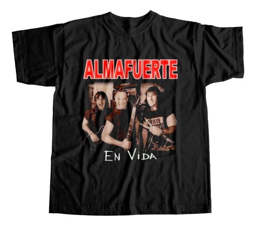 Almafuerte Remera En Vida Rock Iorio