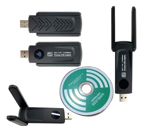 Adaptador Wifi De Doble Banda De 1200 M, Interfaz Usb3.0, Pl