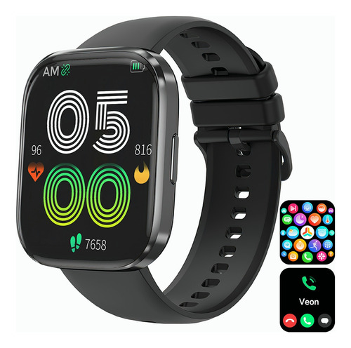 Smart Watch 1.96'' Reloj Inteligente Llamadas Asistente Voz