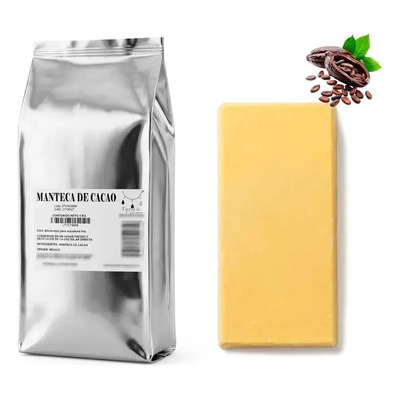Manteca De Cacao 1kg Alimenticio Chocolate Cosmetico Aceite | Envío gratis