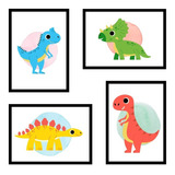 Cuadro Decorativo Infantil Decoración Dinosaurios Niños