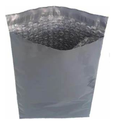 250 Envelopes Plástico Cinza Saco Bolha Segurança 20x30 250