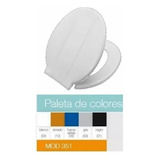 Tapa Asiento Inodoro Pringles Derpla Polipropileno 43x37 Cm Color Blanco