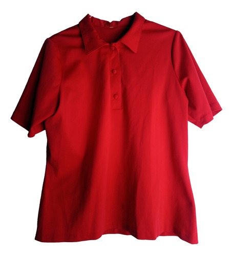 Chomba Roja Vintage - T1/t2 (con Detalles)