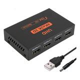 1 X 4 Divisor Compatible Con Hdmi 1 Entrada 4